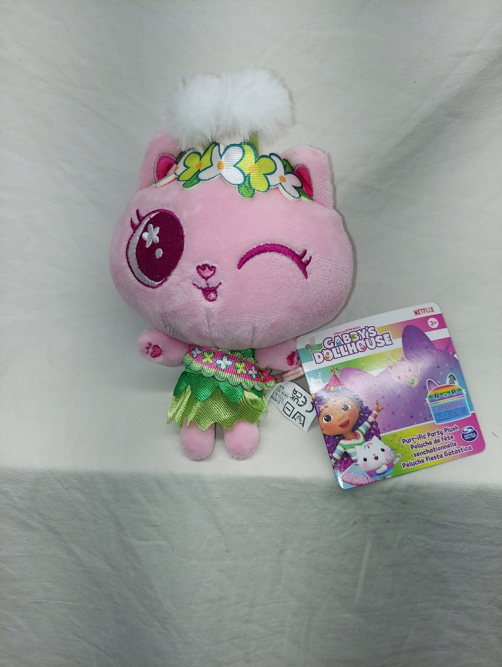 Gabby’s Dollhouse, Celebration Series 6-Inch Tall Kitty Fairy Plushies, Stuffed